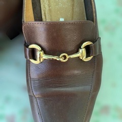 PERRY ELLIS パンプス　靴　ローファー　ブラウン　24cmの画像