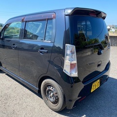 香川県 車検R8年９月29日　ローダウン済み　平成23年９月 mh23s ワゴンRスティングレー　特別仕様車　リミテッドⅡ ブラックメッキライト、グリル　ラックススエード(皮シート) インパネ周りや各所のブルーイルミ等　スマートキー２つ　走行距離199300km 乗って帰れますの画像