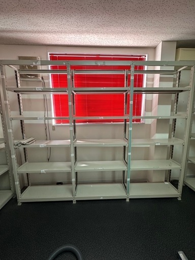 中古　業務用3連結棚