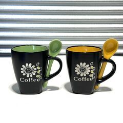 店頭引き渡し 未使用保管品 Pieroth コーヒーカップ スプーン セット マグカップ 食器 ティーカップの画像