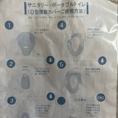 サニタリー・ポータブルトイレＯ型便座カバー
の画像