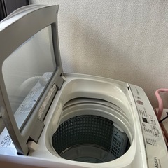 終了、洗濯機 AQUA 7キロの画像