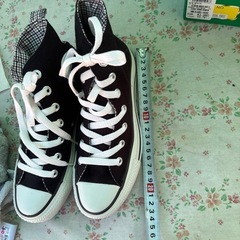 EDWIN ブラック スニーカー Converse All Star 24cmの画像