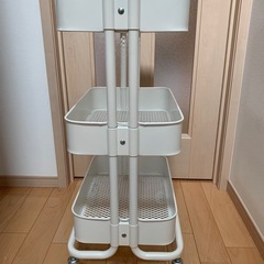 IKEA イケア RASHULT ロースフルト ワゴン ホワイトの画像