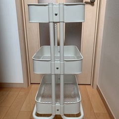 IKEA イケア RASHULT ロースフルト ワゴン ホワイトの画像