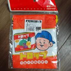 【新品】昭和レトロ看板風巾着袋の画像