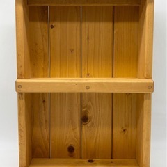 中古◆木製２段ラック◆スパイスラック◆パイン材の画像