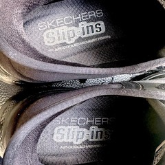 SKECHERS 黒 ブラック スニーカー スケッチャーズ 23.5の画像