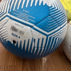 サッカーボール3個の画像