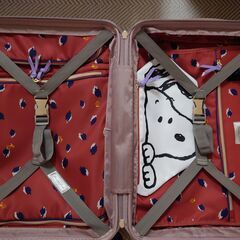 【500円】スヌーピースーツケース(ACE ジュエルナローズ)の画像