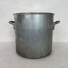 アカオアルミ アルミ製 寸胴鍋 36cm 両手鍋 H370 DON 蓋付き 厨房機器 店舗用品 調理器具 調理道具 キッチン用品 アルミ寸胴 Y2006の画像
