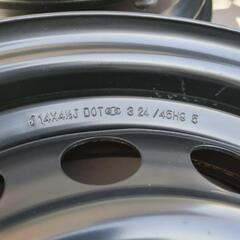 新車外し B44A ルークス 純正スチールホイール 14×4.5J ハブ径56mm B45A B47A デリカミニにも？の画像
