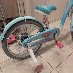 ディズニー　アリエル　子供用自転車の画像