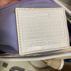 coachショルダーバッグの画像