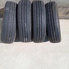 155/65R14 タイヤ4本  ダンロップ 14インチ 軽四サイズの画像