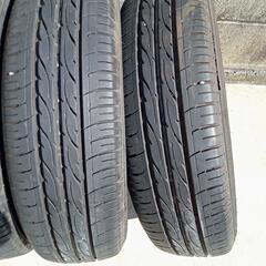 155/65R14 タイヤ4本  ダンロップ 14インチ 軽四サイズの画像