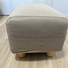 無印良品オットマンの画像