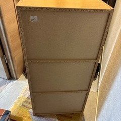 カラーボックス３段の画像