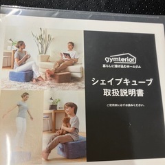 K2508-057 gymterior シェイプキューブ 中古美品の画像