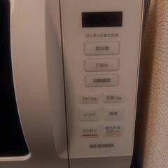 【美品・2024年購入】アイリスオーヤマ電子レンジ　単機能レンジ フラットテーブルの画像