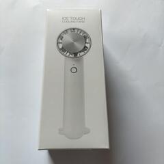 ☆新品未使用☆ ハンディファン 『ICE TOUCH COOLING FAN 』(冷却プレート付き)　※携帯 扇風機 パワフル送風 〜郵送可能〜の画像