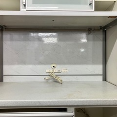 O 2508-056 綾野製作所 食器棚 4分割 キズ汚れ有りの画像