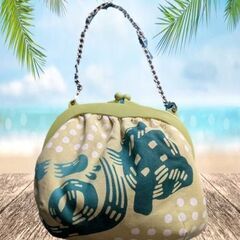 魚河岸がま口ショルダーの画像