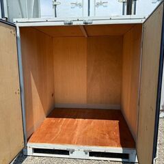 Sサイズ 箱 コンテナ 物置 DIY 倉庫 押入れコンテナ ガレージ（No.37330）の画像