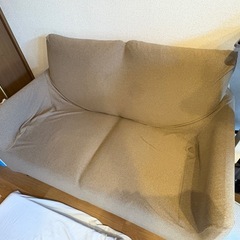 ソファカバー付きの画像