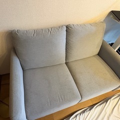 ソファカバー付きの画像