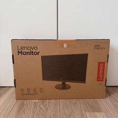 Lenovo ブラック モニター本体の画像