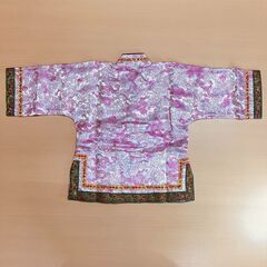 ベビー・こども用チャイナ服上下セット（ピンク）サイズ：２（90cmくらい）未使用品の画像