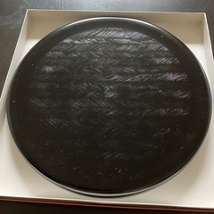 お盆　山中漆器の画像