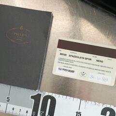 0802-194 PRADA　エナメルハンドバッグの画像
