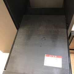 【ジャングル・ジャングル岩出店】【A828】食器棚 ブラック 中古 家具 和歌山 岩出市 紀の川市 海南市の画像