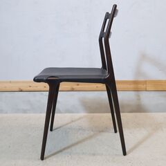 Tendo(天童木工)の佐々木敏光デザインのIMPALA(インパラ)ダイニングチェア 2脚セットです。ナチュラルなホワイトビーチ無垢材とブラックの座面でモダンな印象 の食卓椅子です♪の画像