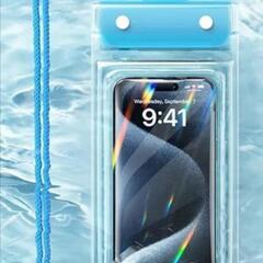 防水スマホケース【２枚セット】IPX8四重完全防水 水中撮影 高感度 タッチ機能高透明 4色選べるの画像