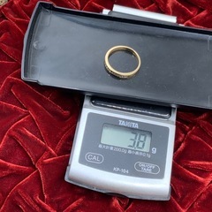 K18 ダイヤモンドリング　 0.16ct 3.8g 約20.5号の画像