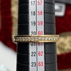 K18 ダイヤモンドリング　 0.16ct 3.8g 約20.5号の画像
