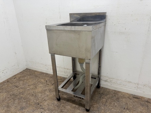 アズマ　azuma　業務用　ステンレス　1層シンク流し台　厨房　飲食店　　W４００ｘD４５０ｘH８００ｍｍ