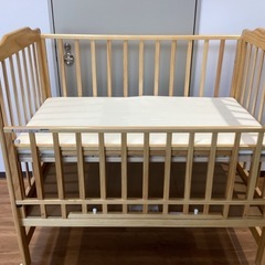 ベビーベッド【町田市再生家具】251323の画像