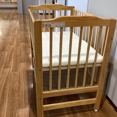 ベビーベッド【町田市再生家具】251323の画像