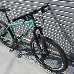 E408★29800円★整備済み スポーツ中古自転車 ビアンキ　Ferro　cavall チェレステ　42ｃｍ【マウンテンバイク】(*^▽^*)の画像