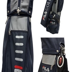 FILA ゴルフバック　キャディー　ゴルフクラブセット　12本の画像