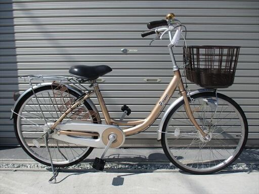 軽快車　24インチ　シングル　オートライト E410☆限定特価☆ 中古自転車 【24インチ軽快車アルミフレーム