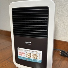 ※美品ミニセラミックファンヒーター温度調節機能付き【YAMAZEN】の画像