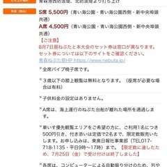 第71回青森花火大会　A席2枚セットの画像