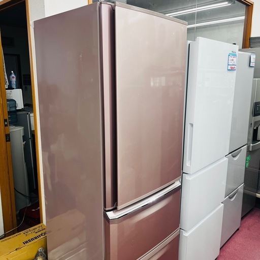 【三菱】ノンフロン冷凍冷蔵庫 MR-C37T-P 2012年製