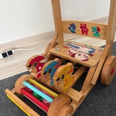 昔の歩行器の画像