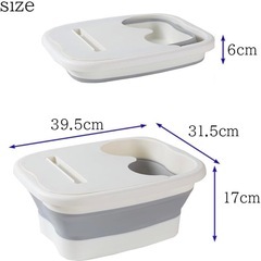 【新品】折りたたみ　足湯　フットバス  ピンク　の画像